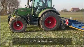 Treffler TS1220 harrow  tine weeder [upl. by Ivah]