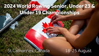 2024 World Rowing Senior Under 23 Under 19 Championships  Live Stream Day 3  morning session [upl. by Ammadis562]