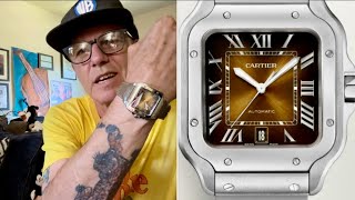 The New Cartier Santos Review and Dislikes 😊🍻 [upl. by Merkle]