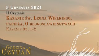 GodzinaCzytań  II Czytanie  5 września 2024 [upl. by Zehcnas]