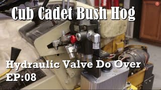 Cub Cadet Bush Hog EP08 Hydraulic Valve Mount [upl. by Esilahs]