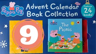 Reading Peppa Pig Advent Calendar 2022 Book COllection  9 The Picnic  Story Time [upl. by Belcher145]