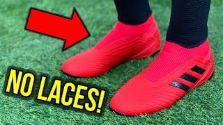 THE CHEAPEST LACELESS BOOTS EVER  ADIDAS PREDATOR 193 LACELESS  REVIEW  ON FEET [upl. by Eyanaj]