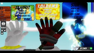 slap battles new LOLBOMB glove how to get  showcase [upl. by Joly]