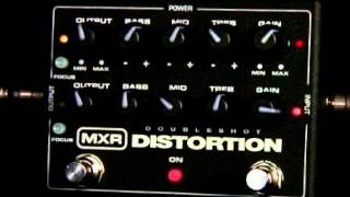 Doubleshot Distorsion MXR M151 Demo [upl. by Arbe]