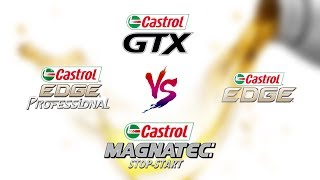 Castrol GTX vs Magnatec vs EDGE vs EDGE Professional [upl. by Yahsed291]