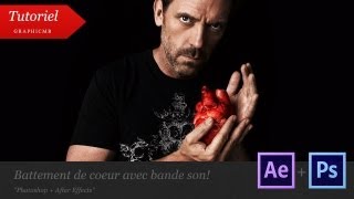 Tuto  Battement de coeur avec BandeSon After Effects [upl. by Enyawal985]