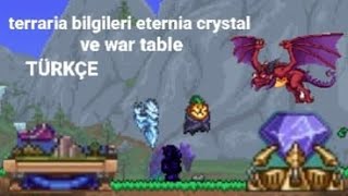 Terraria bilgileri 23  eternia crystal etkinliği betsy bosu ve war table [upl. by Okin]