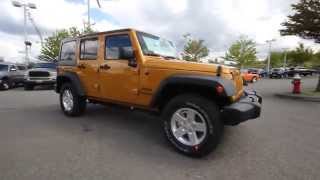 2014 Jeep Wrangler Unlimited Sport  AmpD Orange  EL269134  Everett  Snohomish [upl. by Ahsiak967]