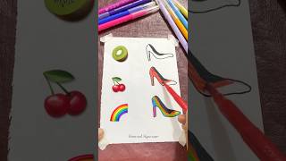 🥝🍒🌈Emoji colour drawing [upl. by Levesque]