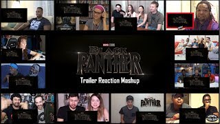 Black Panther Teaser Trailer Reaction Mashup [upl. by Dnomrej126]