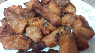 Masitas Chicharrones de Cerdo Frita [upl. by Daryle]