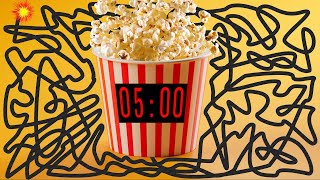 5 Minute Timer Bomb POPCORN 🍿 [upl. by Kee]