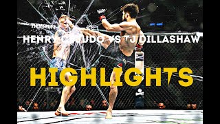 Henry Cejudo vs TJ Dillashaw FIGHT HIGHLIGHTS [upl. by Kerman]