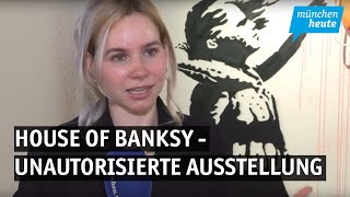 House of Banksy  eine unautorisierte Ausstellung nimmt uns mit in das Schaffen Banksys [upl. by Lamdin]