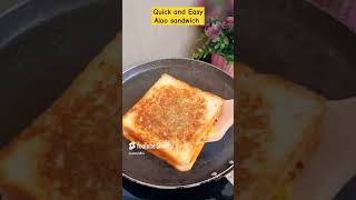 Aloo Sandwich with Cheese 🧀 😋 sandwich breakfast comedy funny [upl. by Ola]