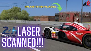 2024 Le Mans 24hr  LASER SCANNED  Circuit de la Sarthe FINALLY Comes to Assetto Corsa [upl. by Shuma]