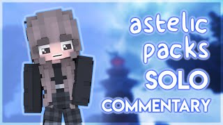 bedwars with astelic texture packs  solo bedwars commentary [upl. by Rheba]