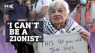 I cant be a Zionist 90yearold JewishAmerican explains why she doesnt support Israel [upl. by Qirat]