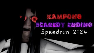 Roblox Kampong Speedrun 224 Scaredy Ending Solo [upl. by Elnora]