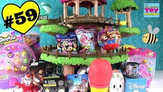 Blind Bag Treehouse 59 Unboxing  Shopkins Slime Surprises Disney  PSToyReviews [upl. by Foscalina442]