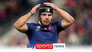 France captain Antoine Dupont criticises referee after Rugby World Cup loss to South Africa [upl. by Purcell]