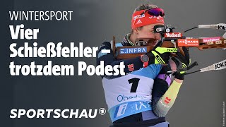 BiathlonWM Enger Fight um Gold bei der Verfolgung der Frauen  Sportschau [upl. by Lehmann848]