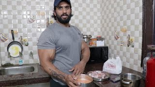 BODYBUILDING DIET AND CHICKEN RECIPE  Nitin Chandila [upl. by Yedoc]