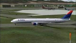 Delta 767400 departs HNL to LAX [upl. by Ssenav]