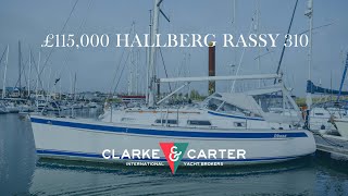 £115000 Hallberg Rassy 310  Walkthrough Tour [upl. by Zipah]