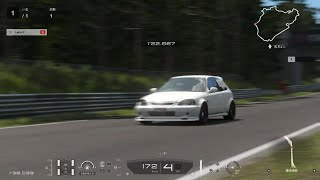 GT7 EK9 Nurburgring north 715 [upl. by Flan]