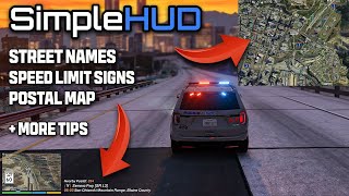 NEW Simple Hud for GTA 5 LSPDFR is Awesome [upl. by Vesta569]