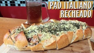 Como Fazer Pão Italiano Recheado  Gordices  MINICOZINHA [upl. by Cave]