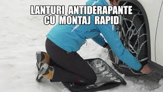 Lanturi Antiderapante cu montaj rapid  doar 12 secunde [upl. by Olenta164]