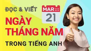 Cách Viết Ngày Tháng Năm Trong Tiếng Anh Mới Nhất  KISS English [upl. by Durrej904]