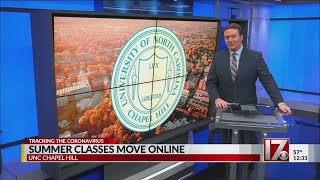 UNCChapel Hill summer classes move online [upl. by Aleik]