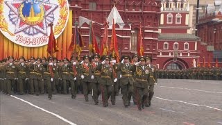 HD Russian Army Parade Victory Day 2005 Парад Победы [upl. by Bolger894]