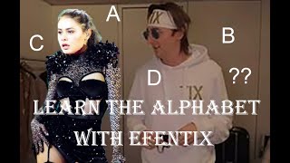 learn the alphabet with TIX and Efendi Efentix  Eurovision 2021 meme an incomplete love story [upl. by Akirea]