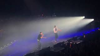 Orelsan ft Stromae  la pluie 23032018 live forest National Bruxelles [upl. by Fitzger251]