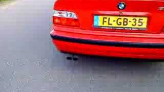 BMW e36 325i OEM  Stock Exhaust Sound [upl. by Akisej]