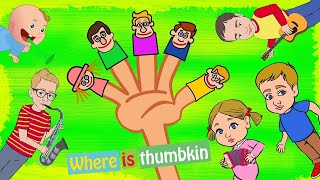 Where is Thumbkin 👍 Nursery Rhyme for Toddlers  Kids Songs from Moropedi [upl. by Sawyer]