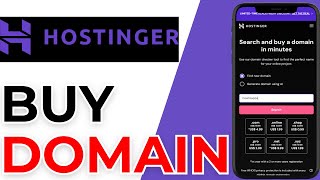 How to Buy a Hostinger Domain – StepbyStep Guide for Beginners [upl. by Salli]