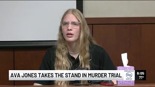 Ava Jones testifies in trial of man accused of running over killing her father in 2022 [upl. by Aciruam]