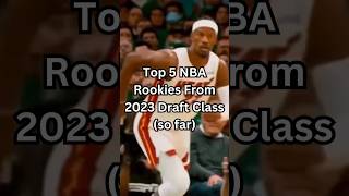 Top 5 NBA Rookies From the 2023 Draft Class nba wemby [upl. by Clotilde140]