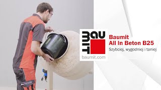 Baumit ALL IN Beton B25 – jedyny taki beton w Europie  Baumit Polska [upl. by Yedok366]