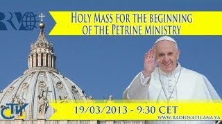 Inaugural Mass of the Pontificate [upl. by Hyrup]