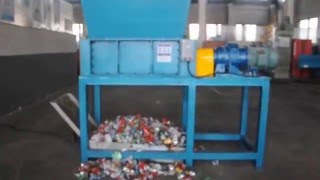 PET Bottles Perforator Working with Hydraulic Balers [upl. by Gimpel]