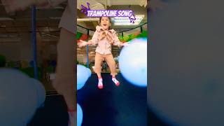 TRAMPOLINE SONG 🎶 TRAMPOLINE FUN 💗 JUMPING ON THE TRAMPOLINE 💕 KIDS SONG AND NURSERY RHYMES 🎶 [upl. by Pritchard]