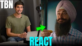 dhruvrathee REACT To Laal Singh Chaddha Film  shorts  The Bhai News [upl. by Nylrehc]