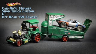 Hot Wheels Shop Truck Custom CarNival Steamer amp Off Road 69 Camaro 2020 Super Rigs [upl. by Koetke]